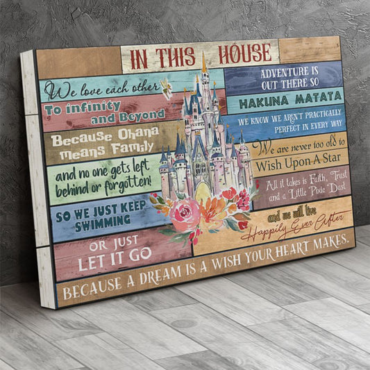 In This House Mouse Canvas And Poster