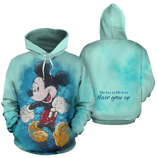 Never Grow Up Mouse All Over Shirts 0523