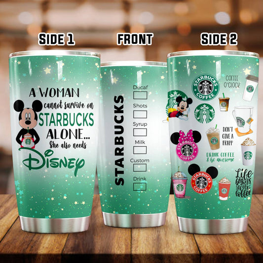Mouse Loves Coffee Mouse Tumbler