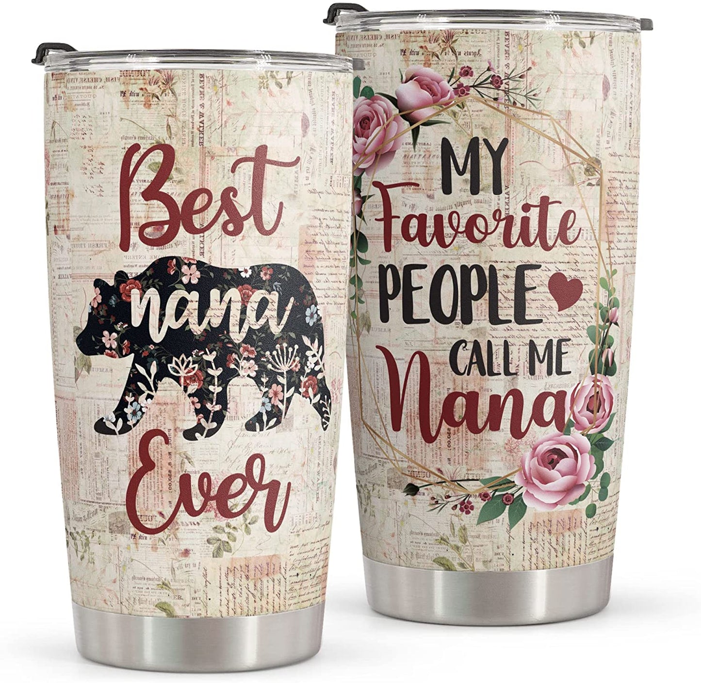 Best Nana Ever - Grandma Tumbler 0921