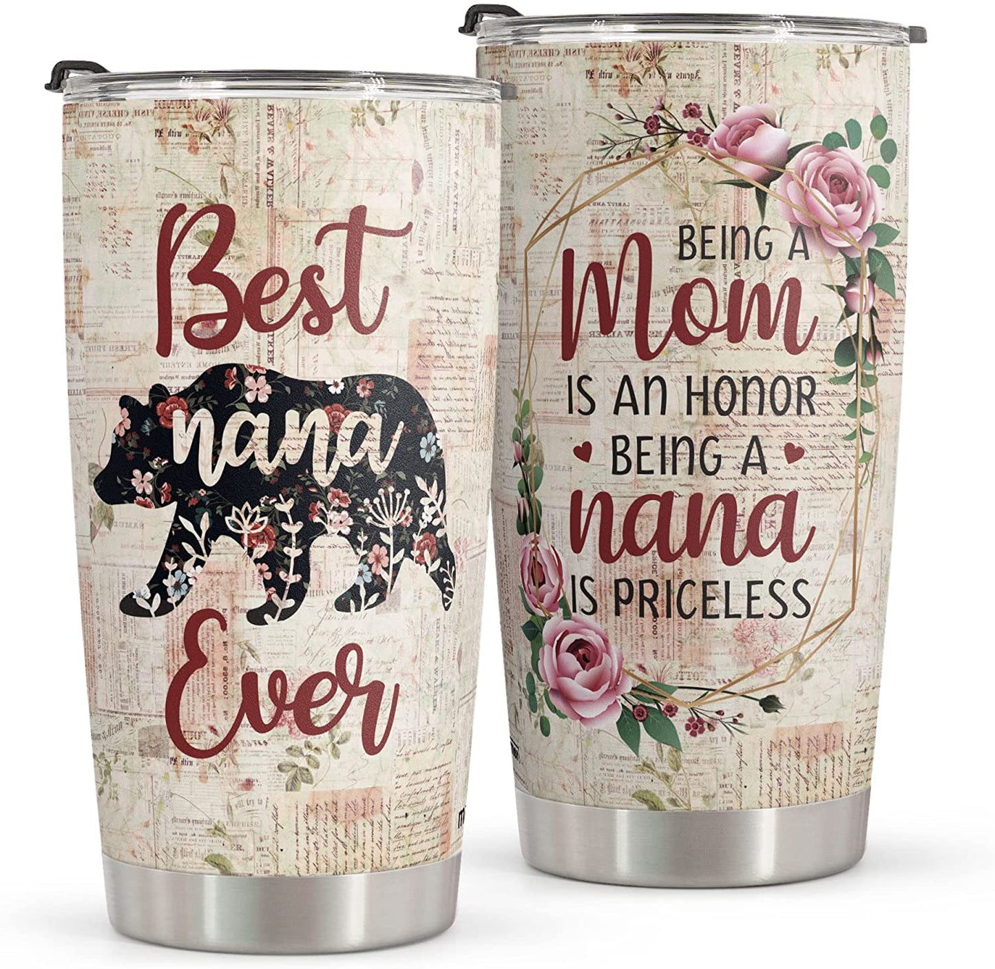 Best Nana Ever Being A Nana Is Priceless - Grandma Tumbler 0921