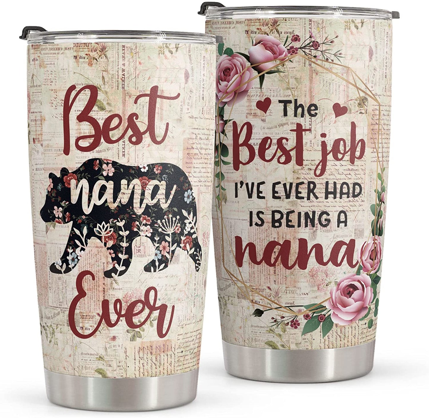 Best Nana Ever - Grandma Tumbler 0921