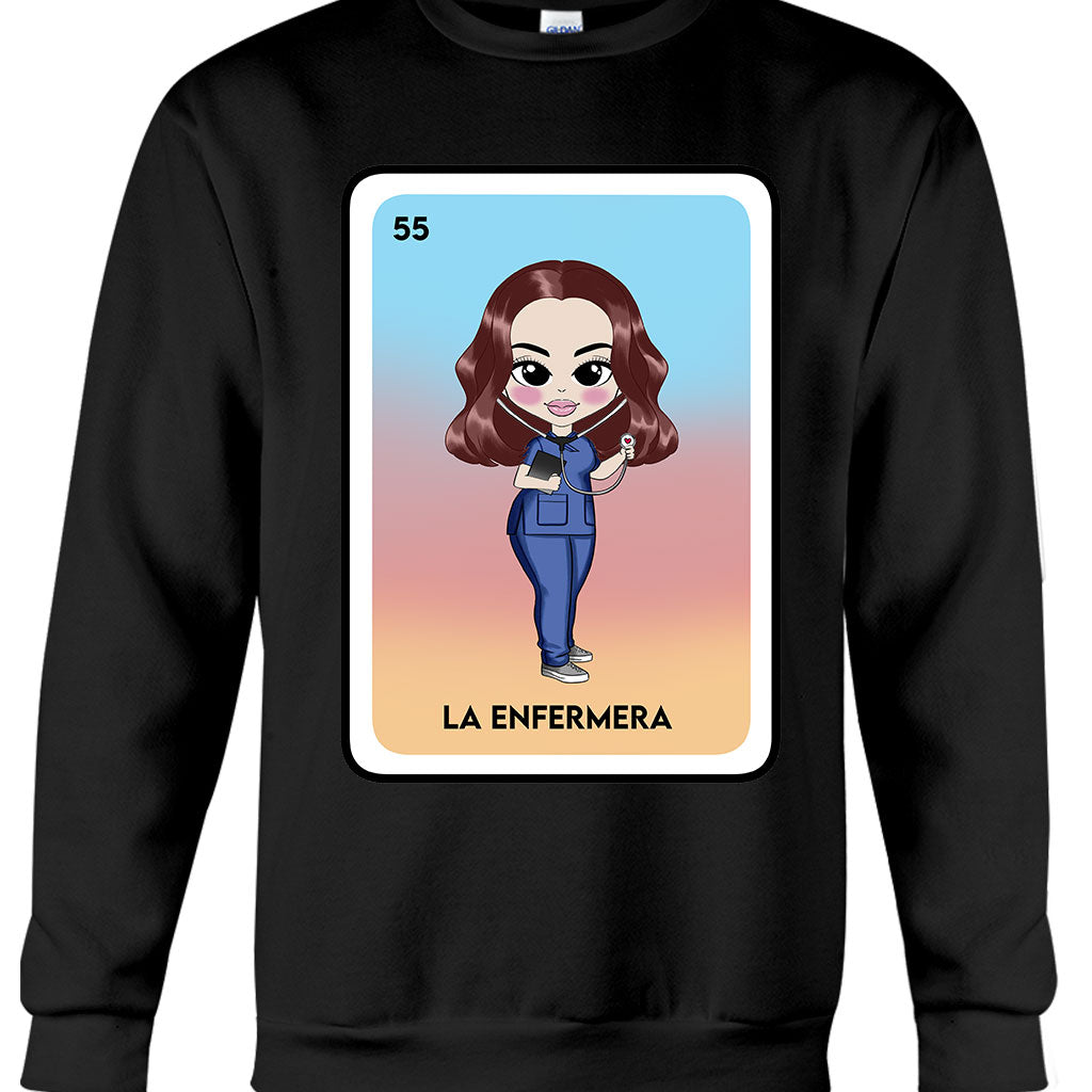 La Enfermera - Nurse Personalized T-shirt And Hoodie