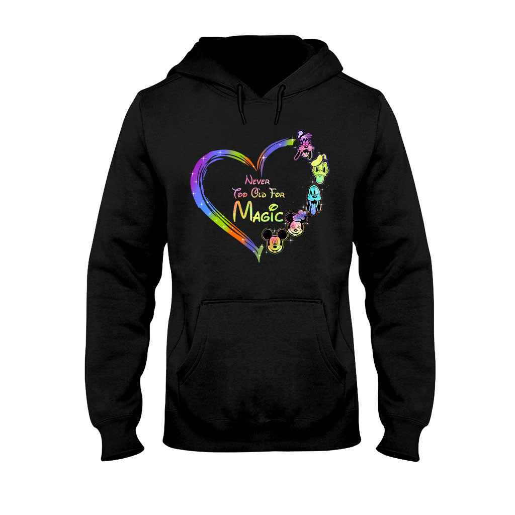 Never Too Old For Magic - Personalized Mouse T-shirt and Hoodie