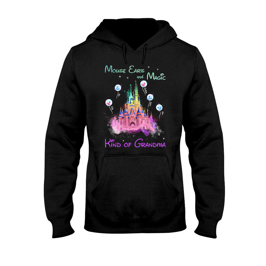 Mouse Ears And Magic Kind Of Grandma - Personalized Mouse T-shirt and Hoodie