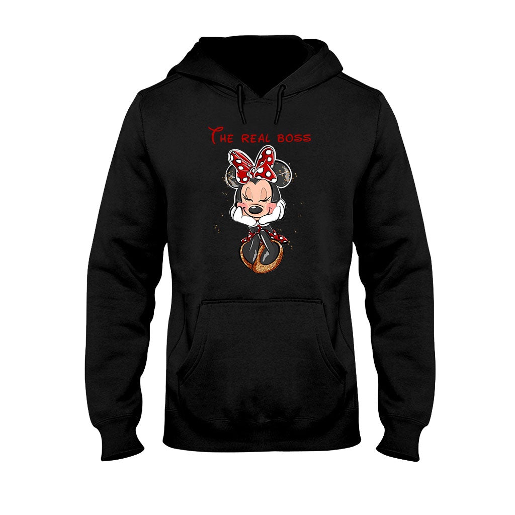 The Boss The Real Boss - Personalized Mouse T-shirt and Hoodie
