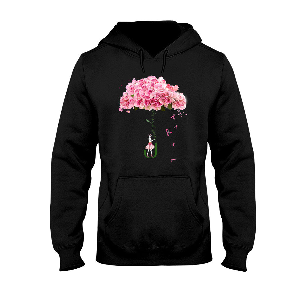 Never Give Up - Breast Cancer Awareness T-shirt and Hoodie