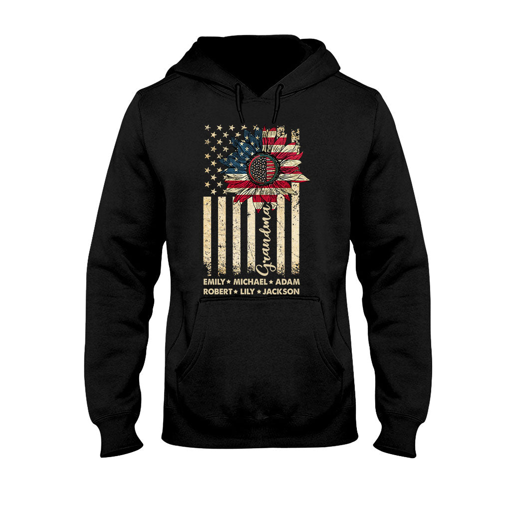 Grandma - Personalized Independence Day T-shirt and Hoodie
