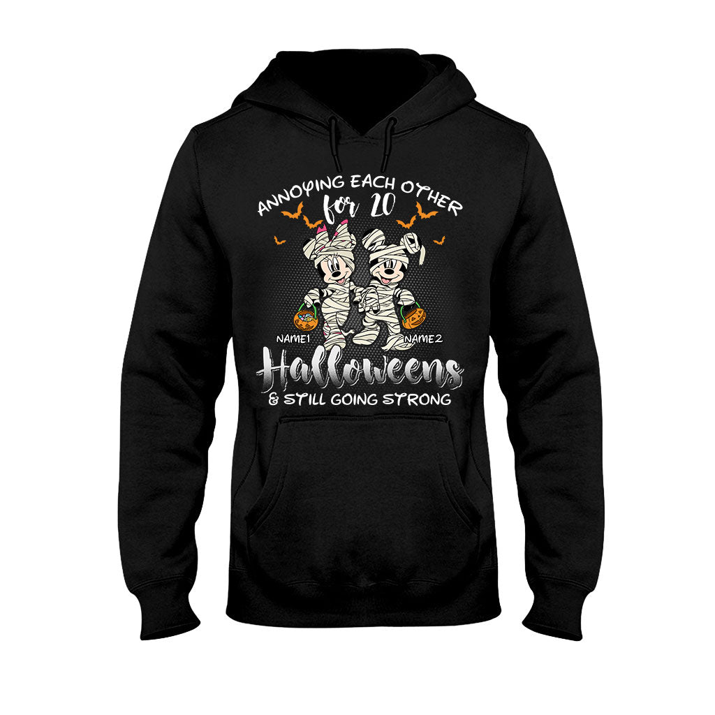 Annoying Each Other - Personalized Halloween Mouse T-shirt and Hoodie