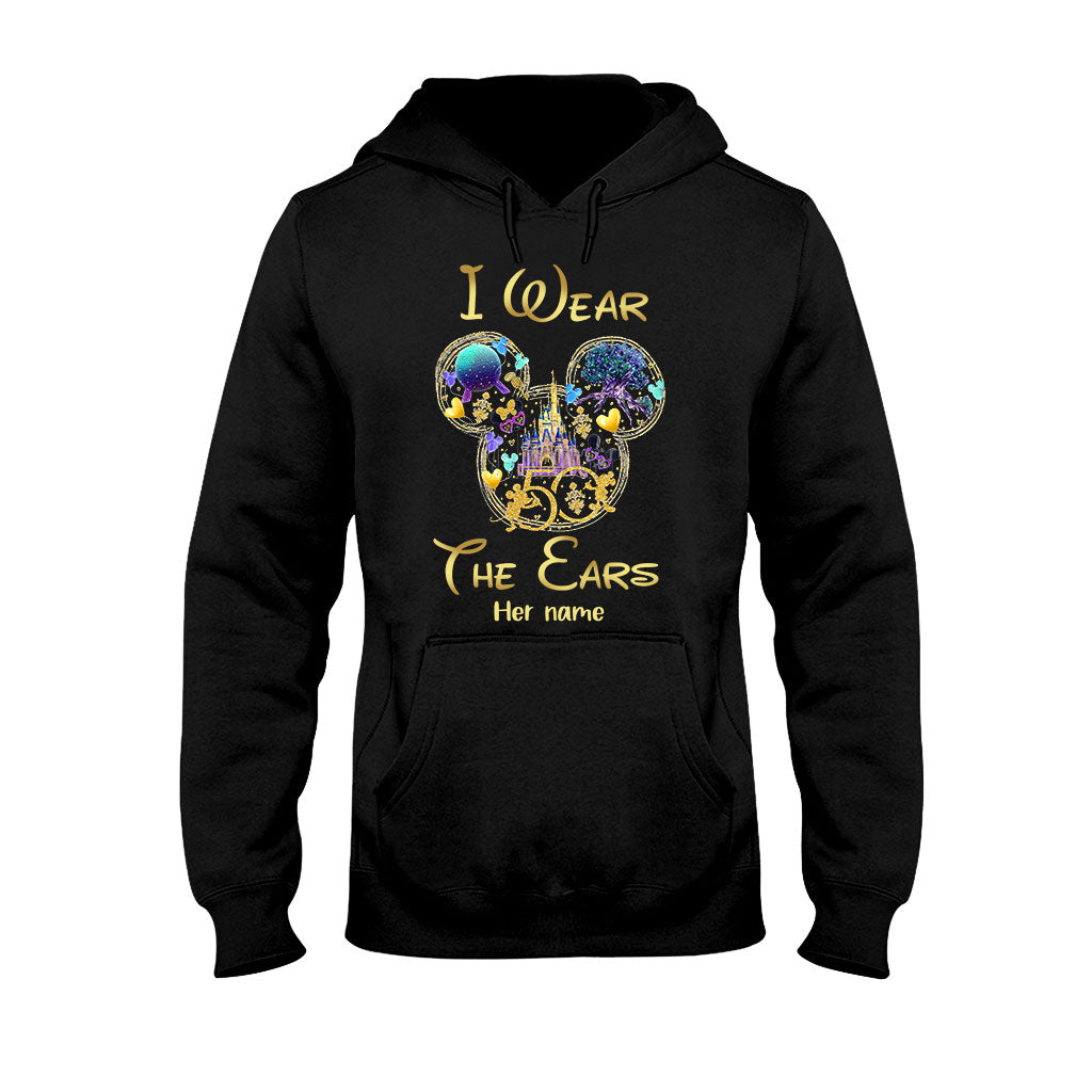 I Wear The Ears I Buy The Beers - Personalized Mouse T-shirt and Hoodie
