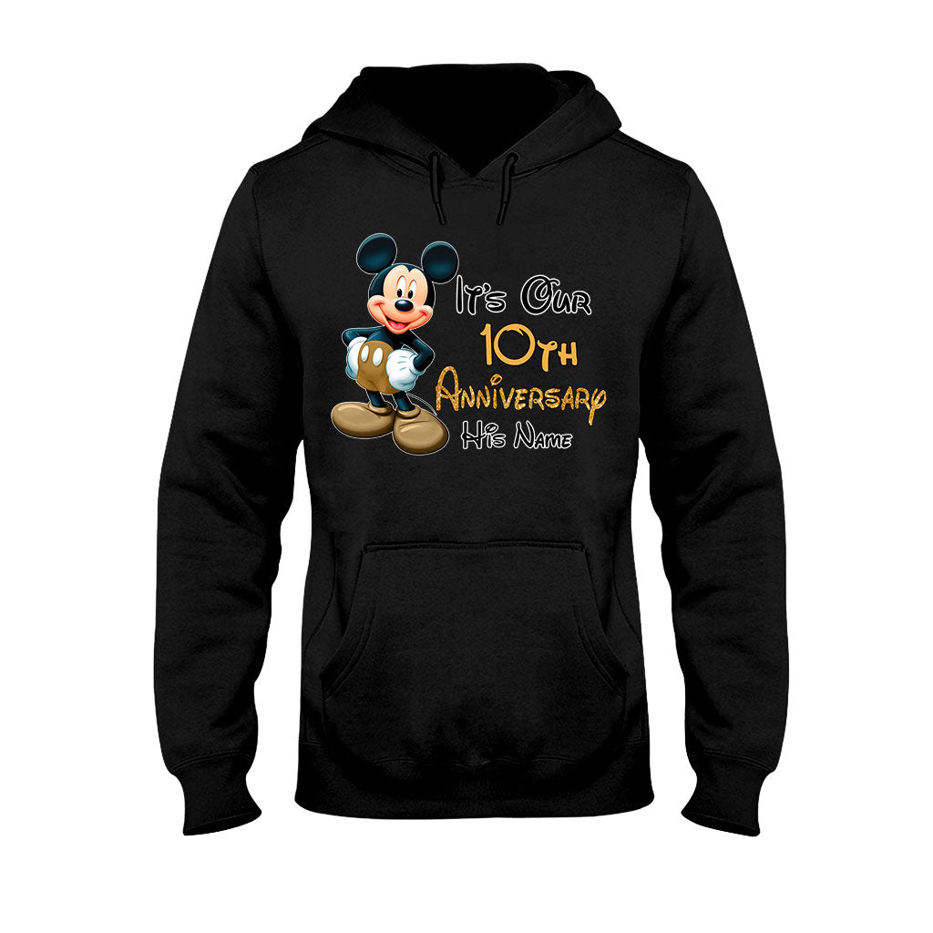 It's Our Anniversary - Personalized Mouse T-shirt and Hoodie