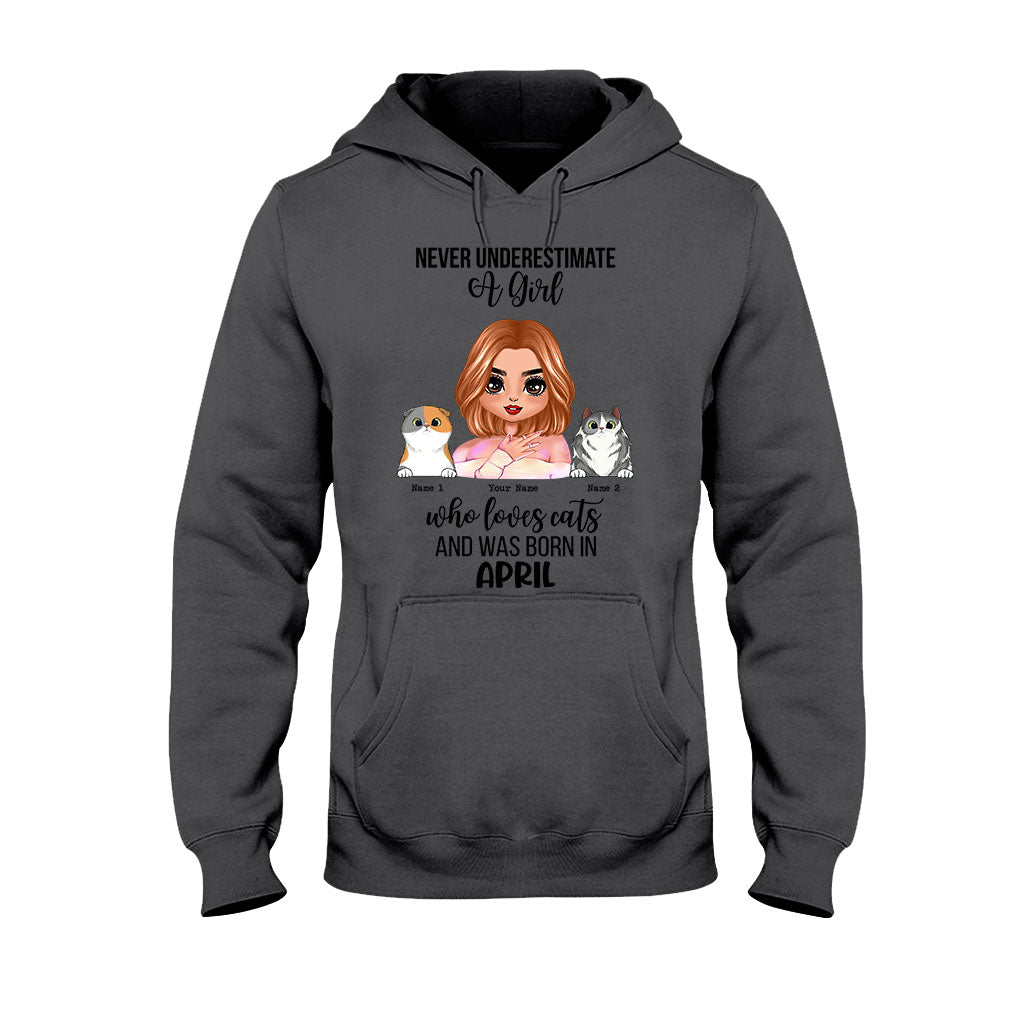 Never Underestimate - Personalized Cat T-shirt and Hoodie