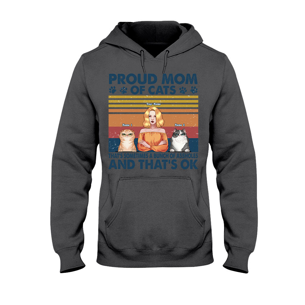 Proud Mom Of A Cat - Personalized T-shirt and Hoodie