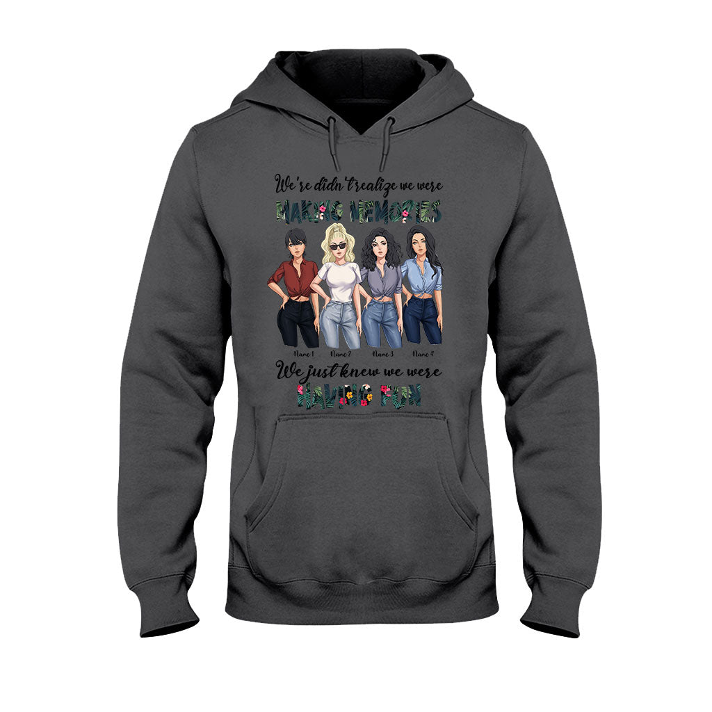 Besties Having Fun Making Memories - Personalized T-shirt and Hoodie