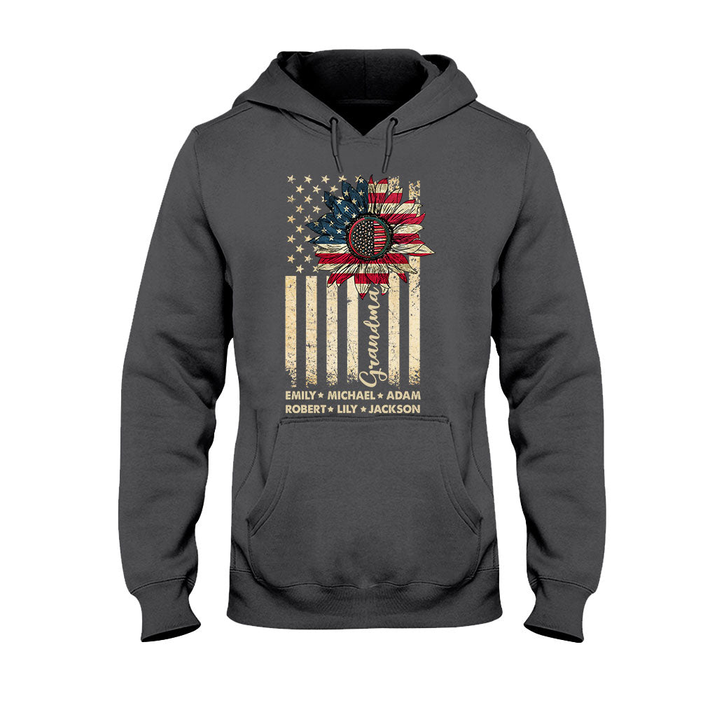 Grandma - Personalized Independence Day T-shirt and Hoodie