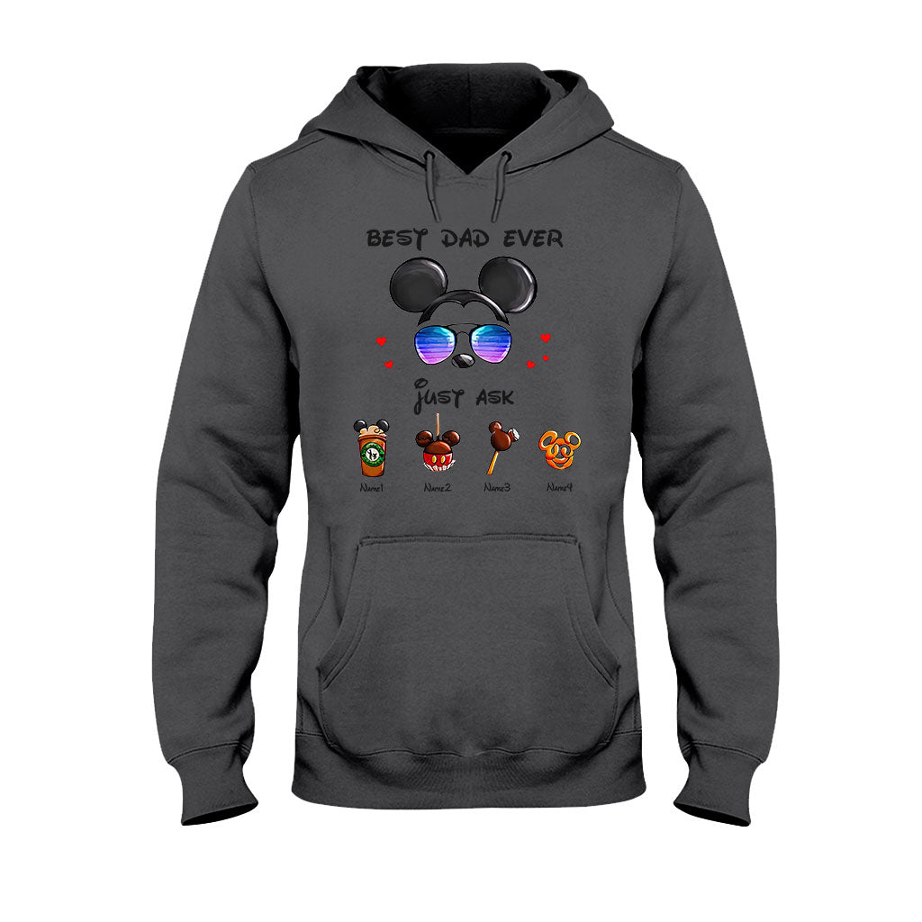 Best Dad Ever - Personalized Father's Day Mouse T-shirt and Hoodie