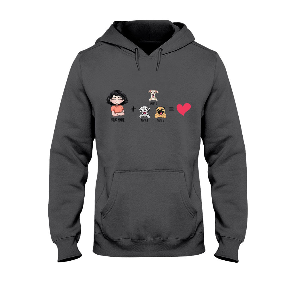 Me With The Dogs - Personalized Dog T-shirt and Hoodie