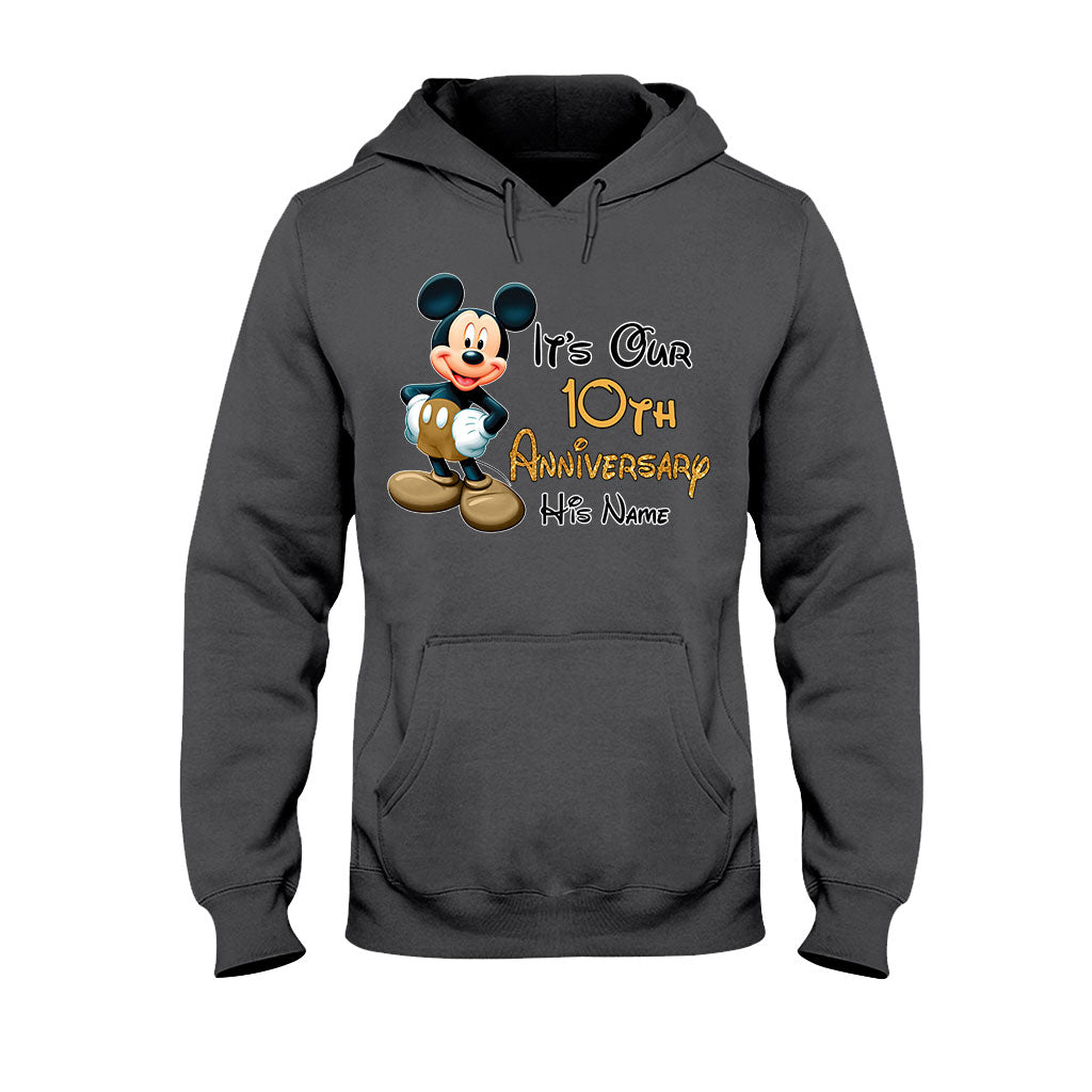It's Our Anniversary - Personalized Mouse T-shirt and Hoodie
