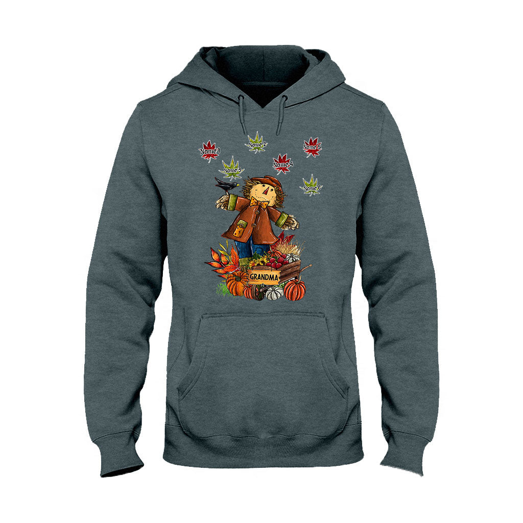Grandma - Personalized Fall Grandma T-shirt and Hoodie