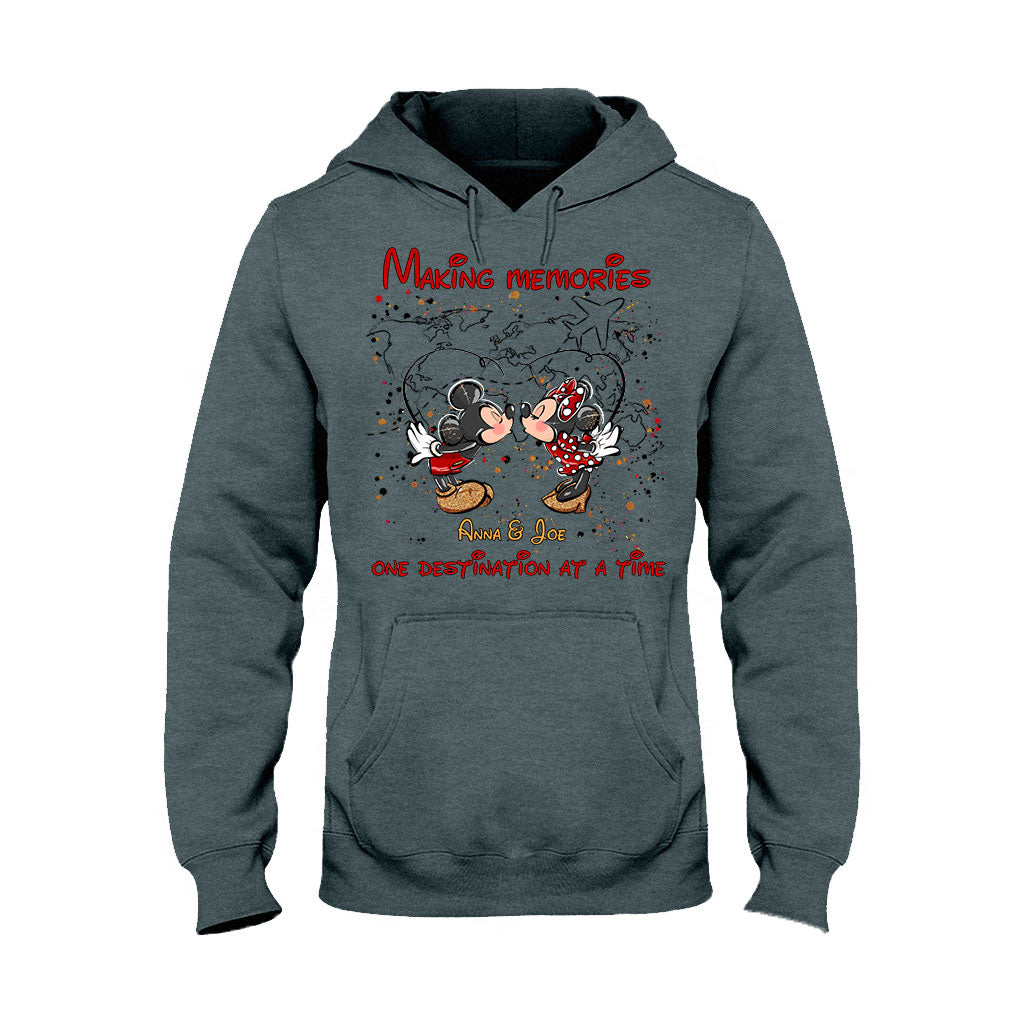 Making Memories One Destination At A Time - Personalized Mouse T-shirt and Hoodie