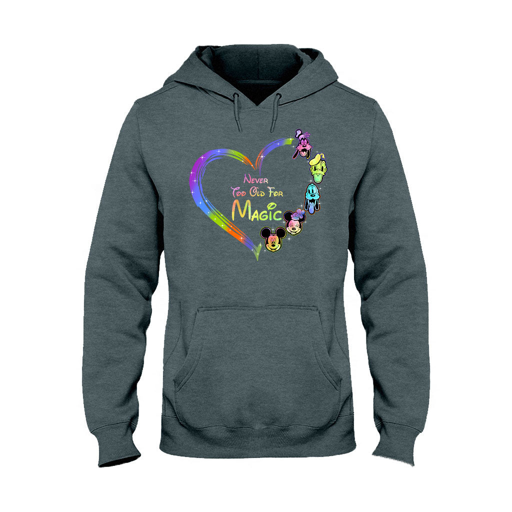 Never Too Old For Magic - Personalized Mouse T-shirt and Hoodie