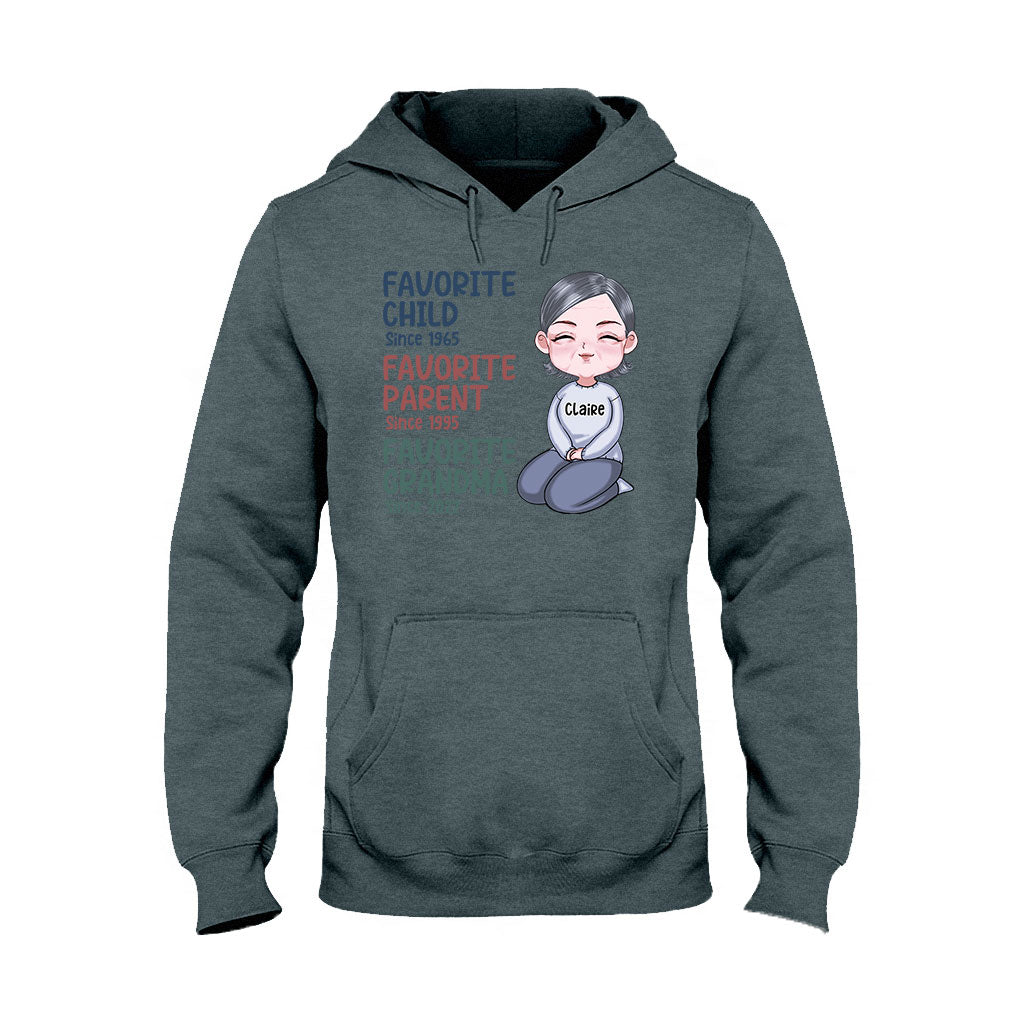 Favorite Grandma Since - Personalized Grandma T-shirt and Hoodie