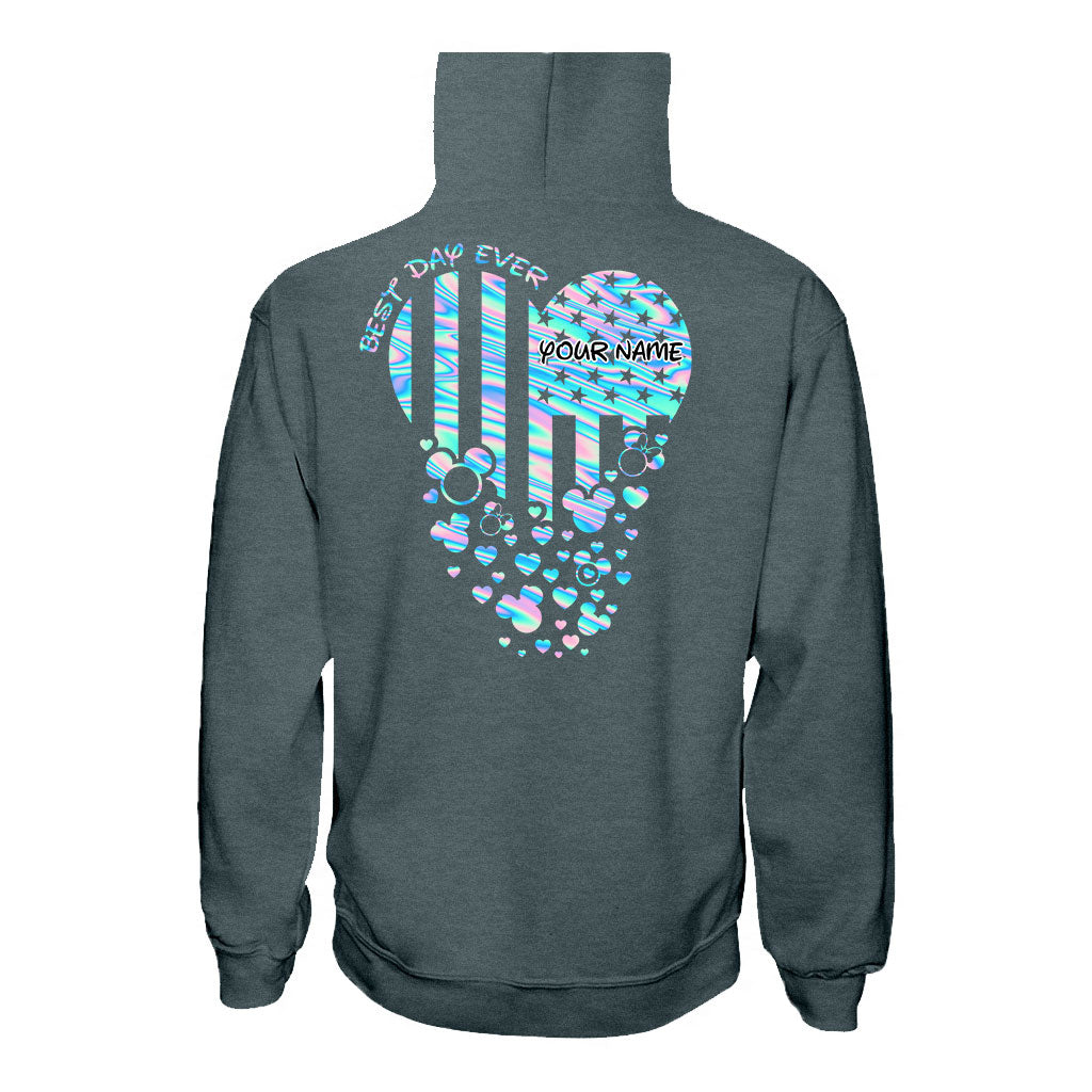 Best Day Ever Proud Mouse Ears - Personalized Independence Day T-shirt and Hoodie