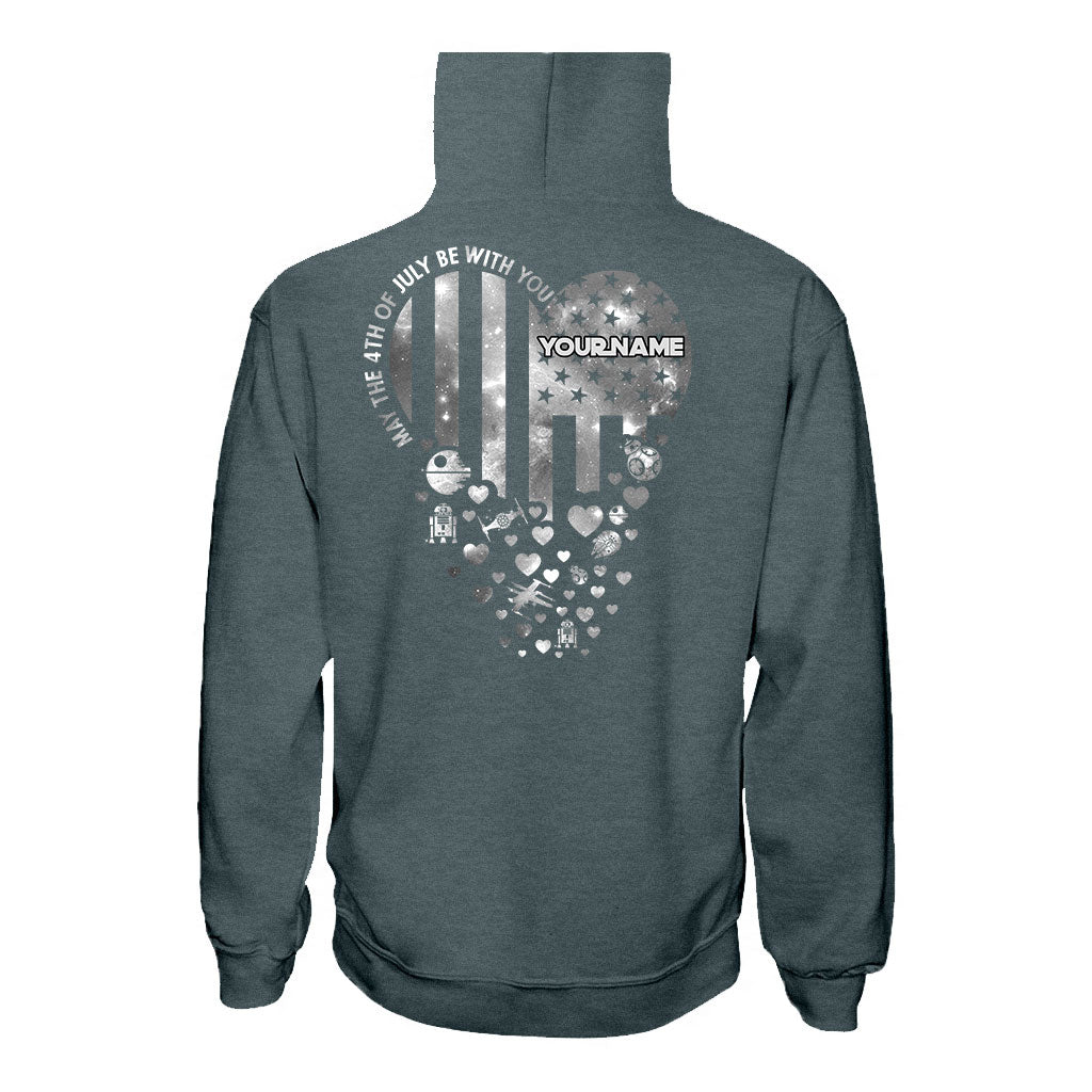 May The 4th Of July Be With You - Personalized Independence Day The Force T-shirt and Hoodie