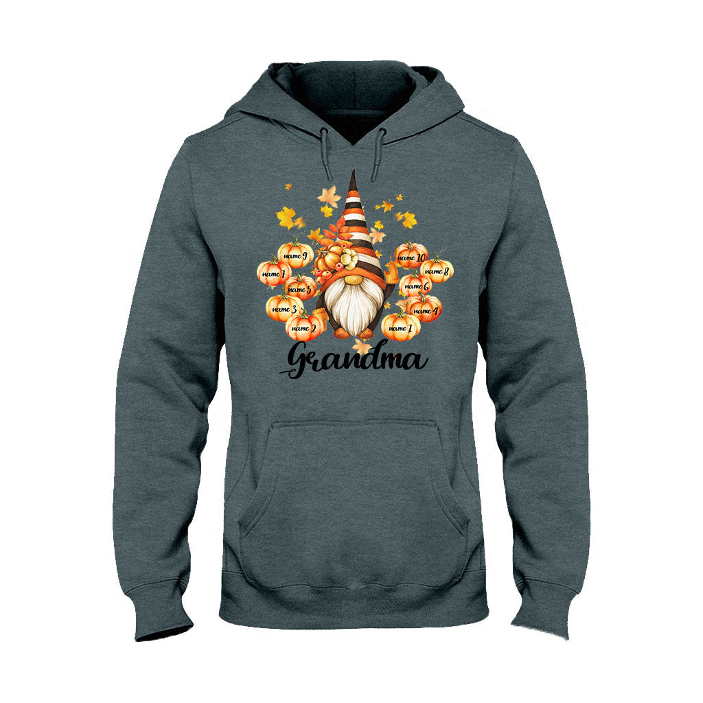 Grandma - Personalized Fall Grandma T-shirt and Hoodie