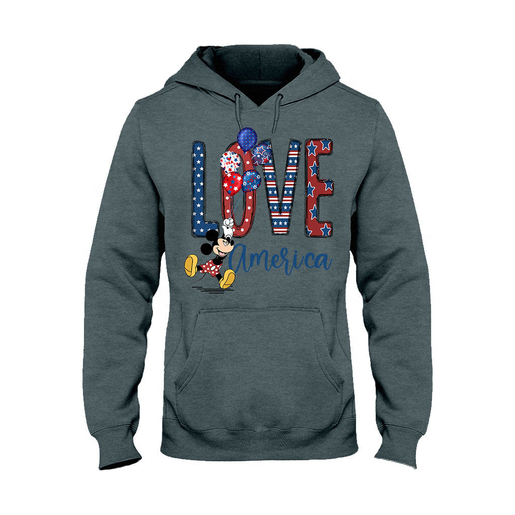 Love - Independence Day Mouse T-shirt and Hoodie