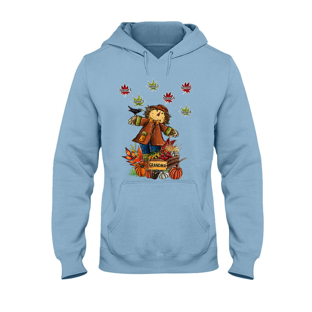 Grandma - Personalized Fall Grandma T-shirt and Hoodie