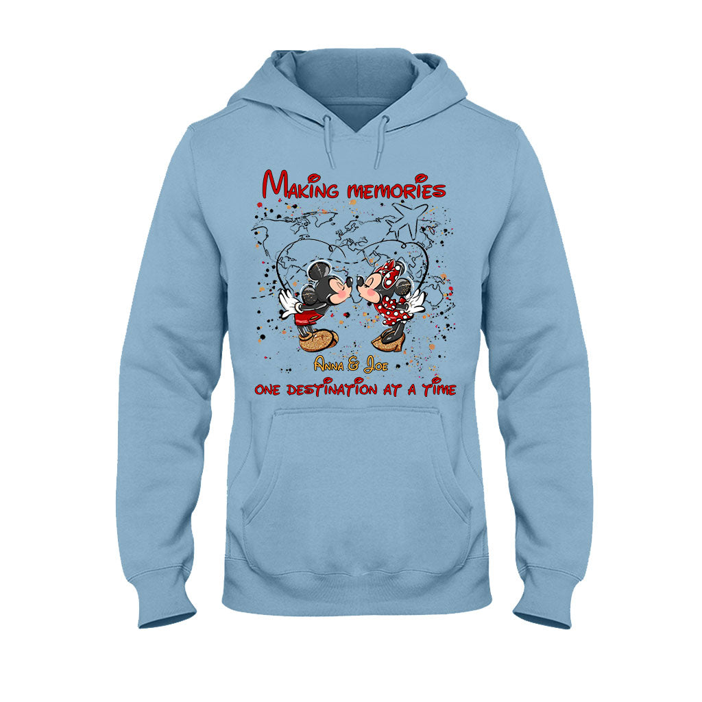 Making Memories One Destination At A Time - Personalized Mouse T-shirt and Hoodie