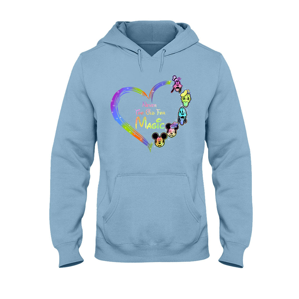 Never Too Old For Magic - Personalized Mouse T-shirt and Hoodie