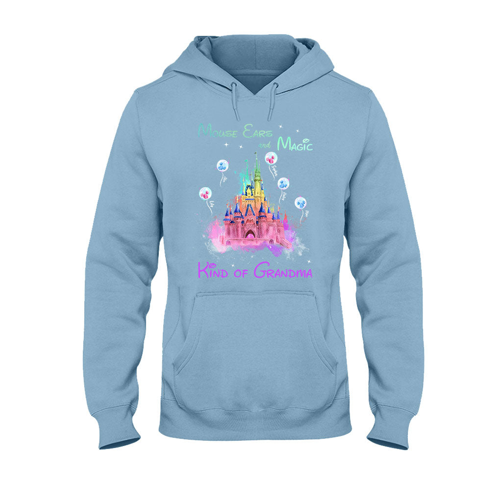 Mouse Ears And Magic Kind Of Grandma - Personalized Mouse T-shirt and Hoodie