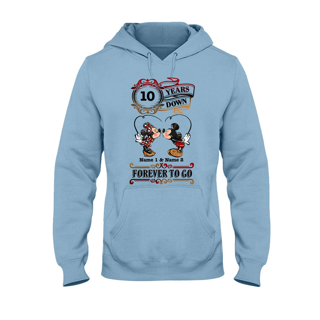 Forever To Go - Personalized Couple Mouse T-shirt and Hoodie
