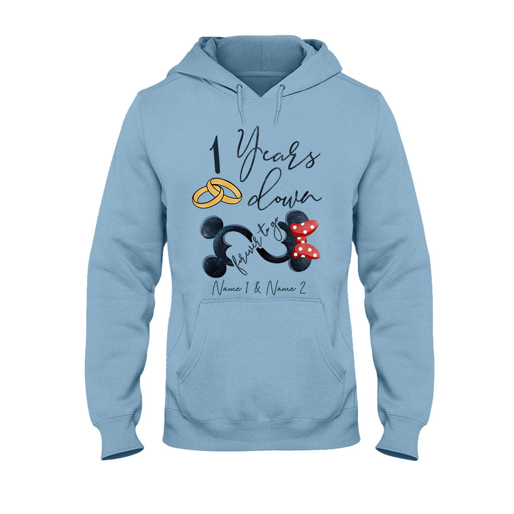 Forever To Go - Personalized Couple Mouse T-shirt and Hoodie