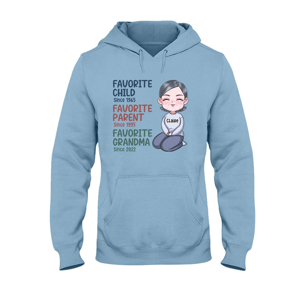 Favorite Grandma Since - Personalized Grandma T-shirt and Hoodie