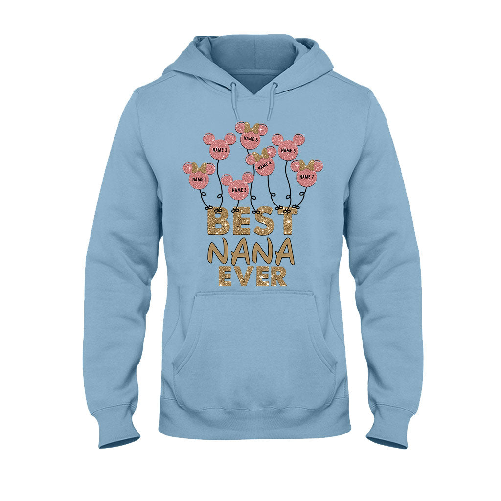 Best Nana Ever - Personalized Mother's Day Mouse T-shirt and Hoodie