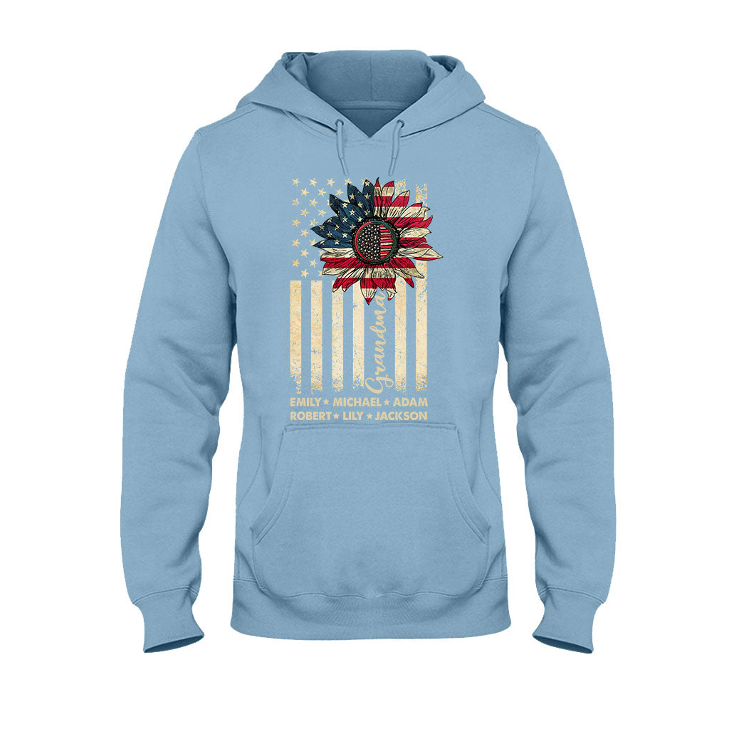 Grandma - Personalized Independence Day T-shirt and Hoodie