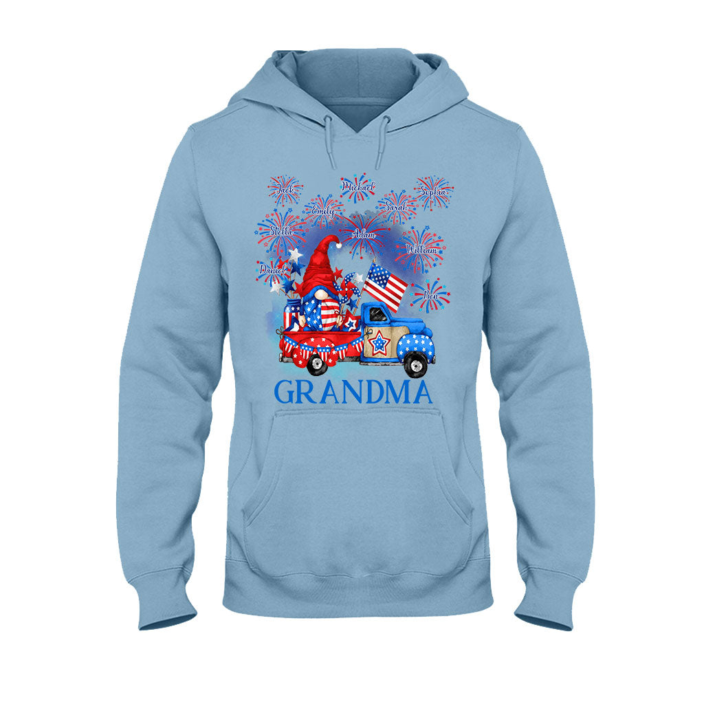 Grandma - Personalized Independence Day T-shirt and Hoodie