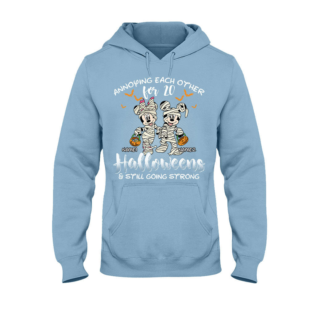 Annoying Each Other - Personalized Halloween Mouse T-shirt and Hoodie
