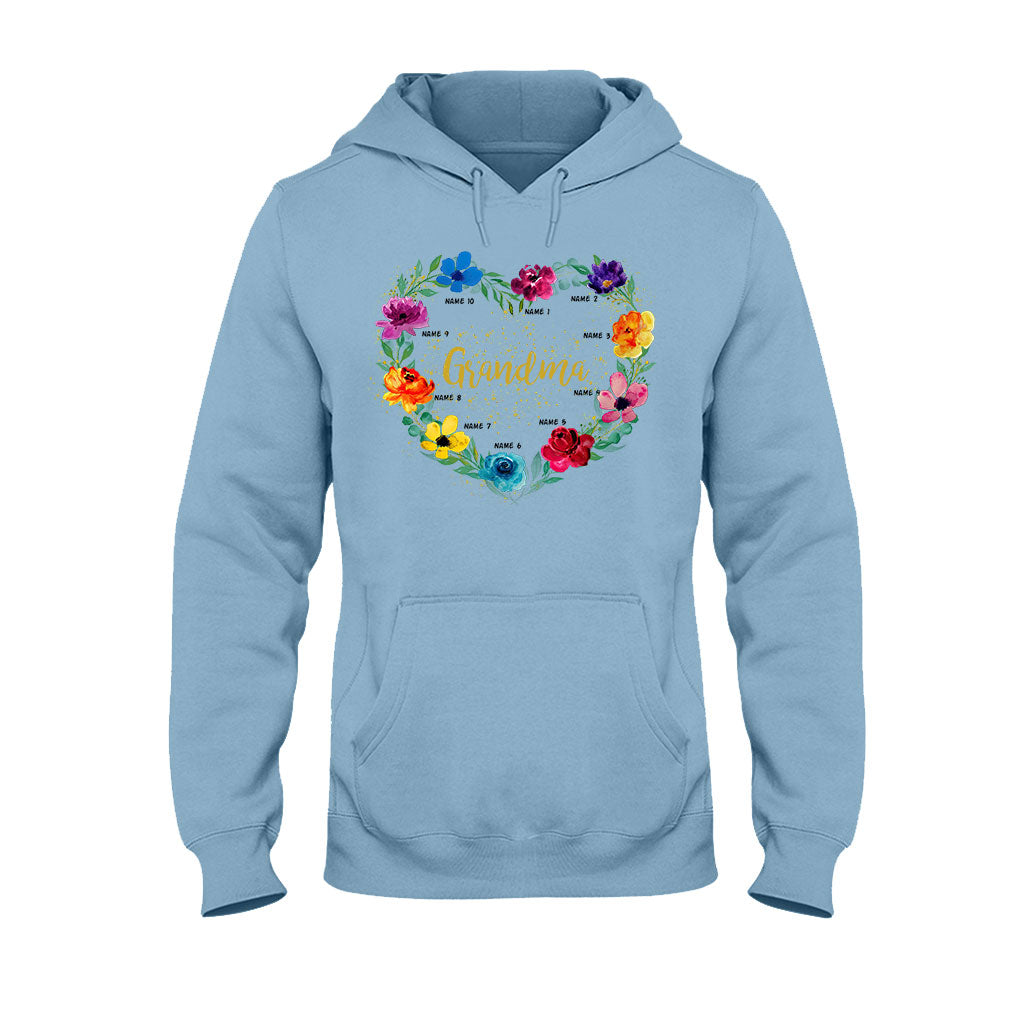 Grandma - Personalized Grandma T-shirt and Hoodie