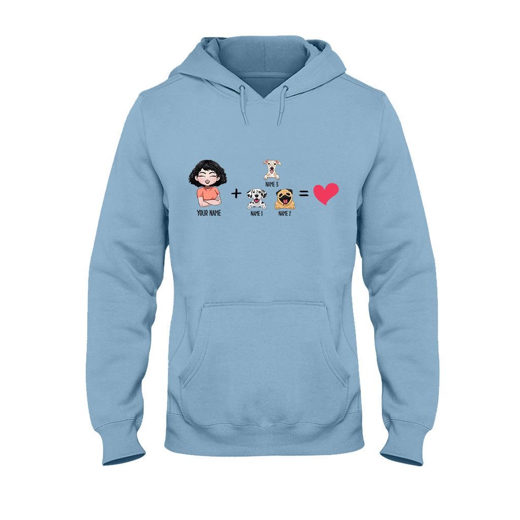 Me With The Dogs - Personalized Dog T-shirt and Hoodie