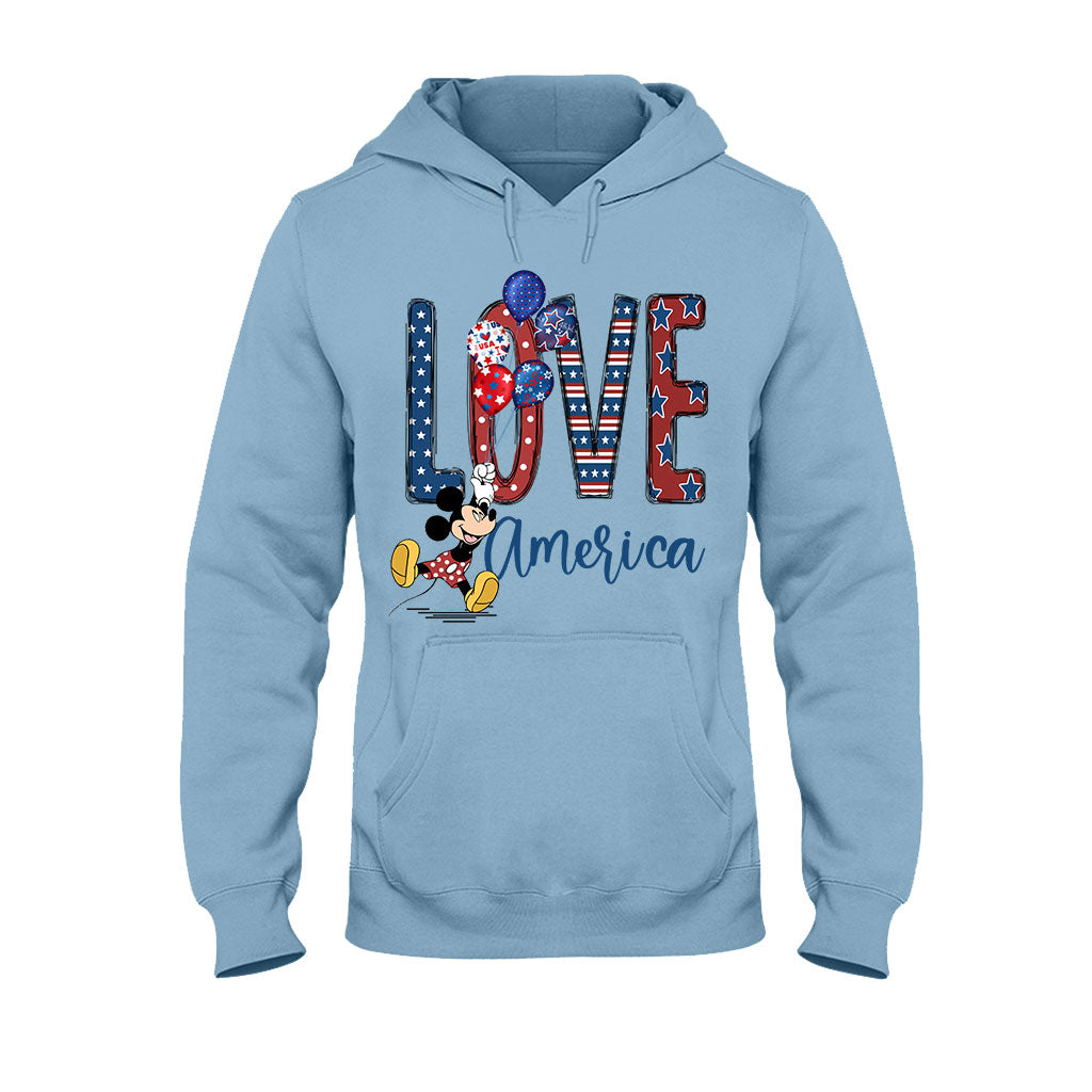 Love - Independence Day Mouse T-shirt and Hoodie