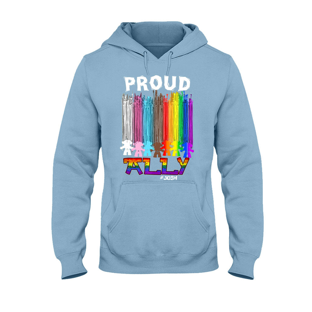 Proud Ally - Personalized LGBT Support T-shirt and Hoodie