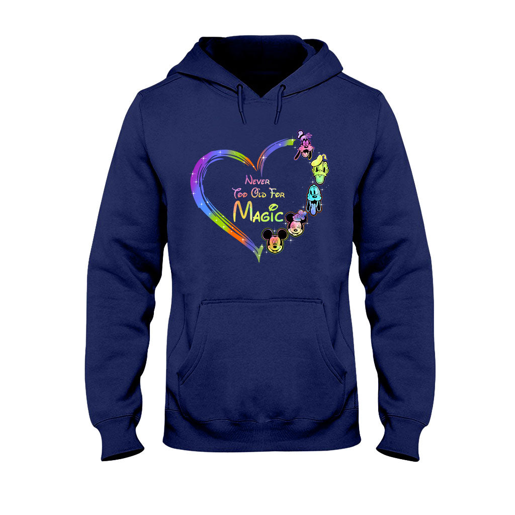 Never Too Old For Magic - Personalized Mouse T-shirt and Hoodie
