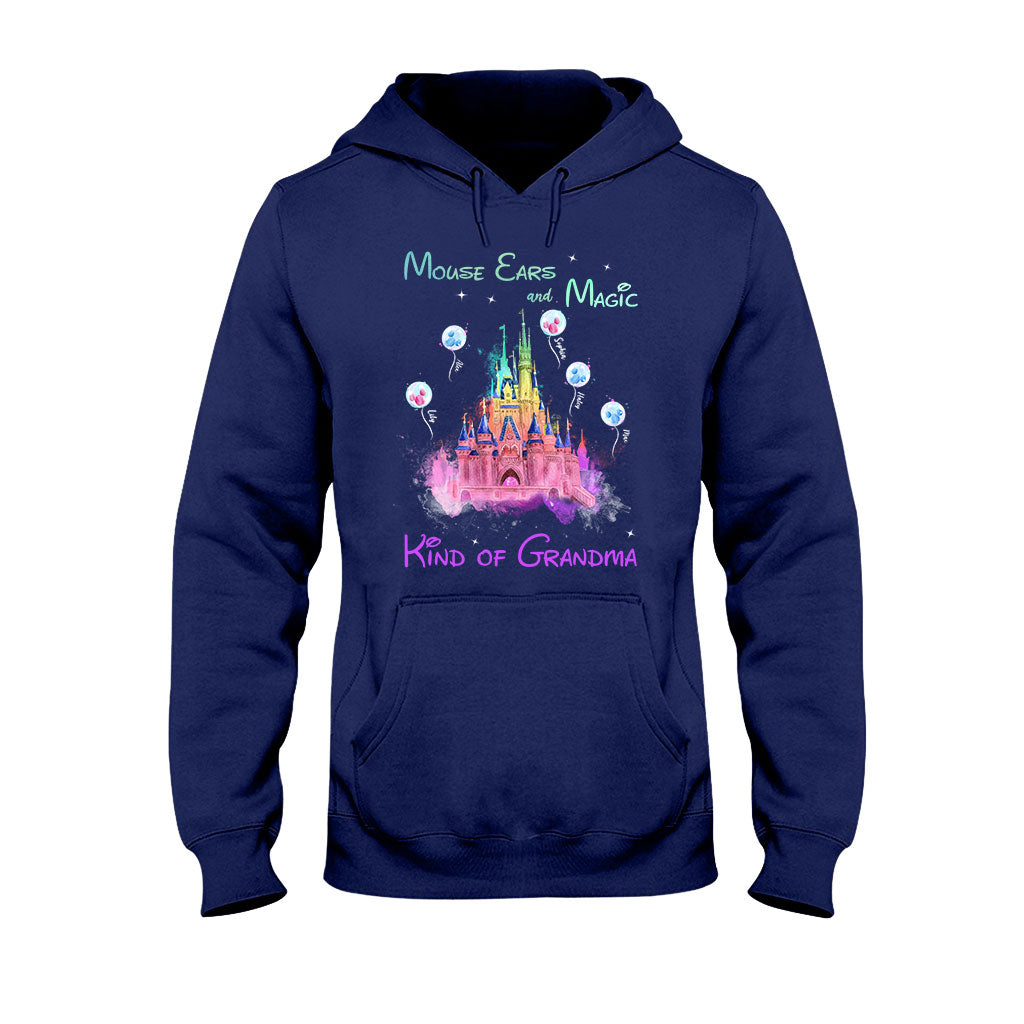 Mouse Ears And Magic Kind Of Grandma - Personalized Mouse T-shirt and Hoodie