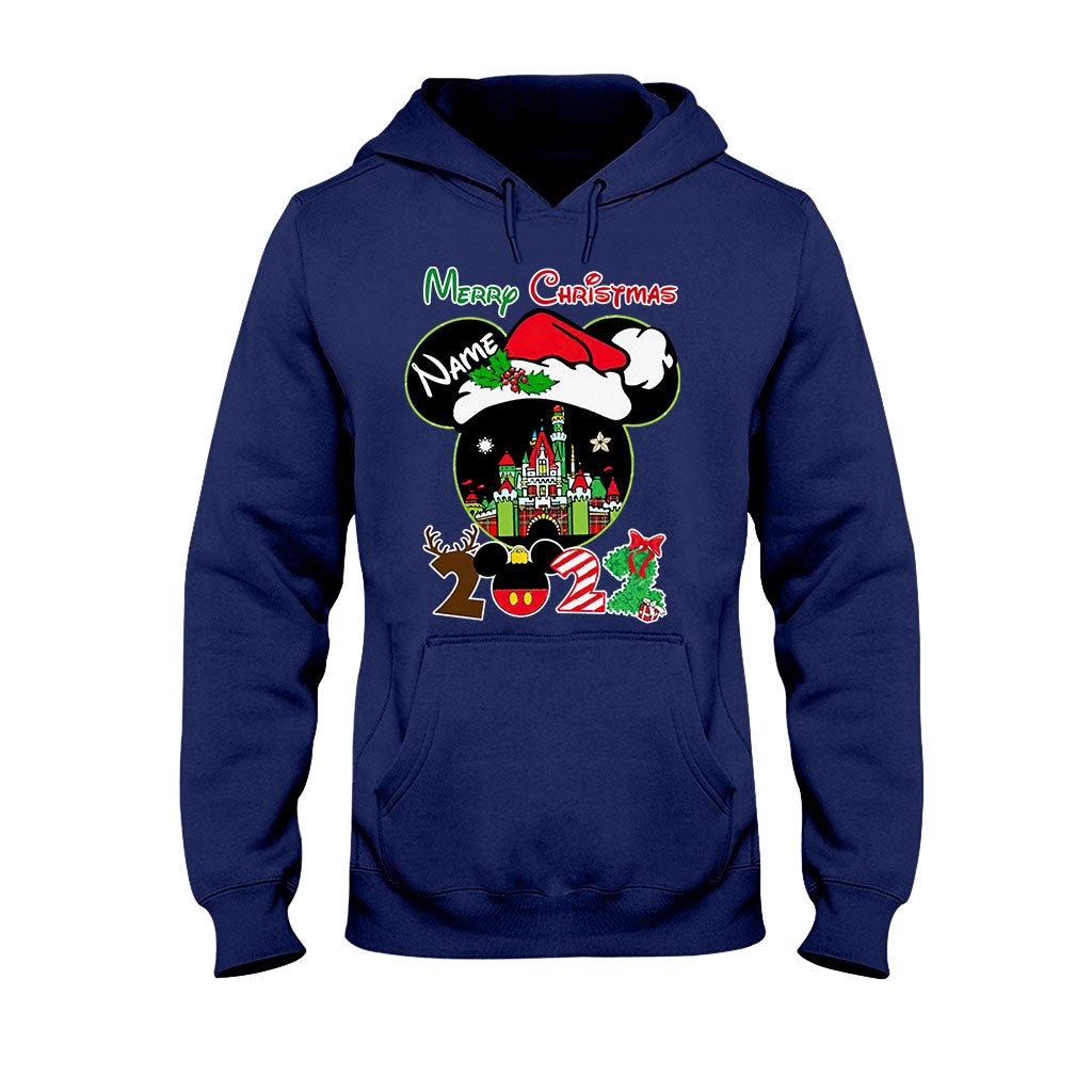 Merry Christmas - Personalized Mouse T-shirt and Hoodie
