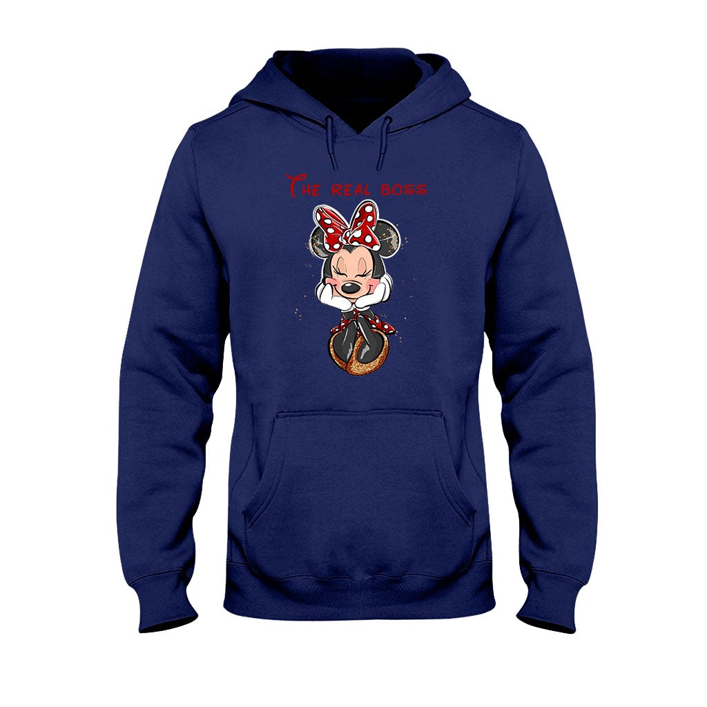 The Boss The Real Boss - Personalized Mouse T-shirt and Hoodie