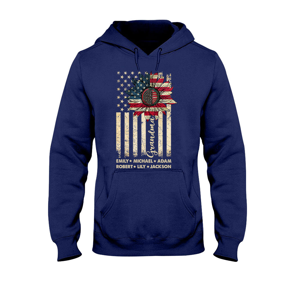 Grandma - Personalized Independence Day T-shirt and Hoodie